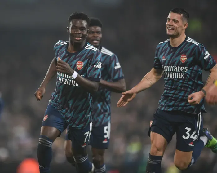 Framed Print : Arsenal's Unstoppable Duo: Saka and Xhaka's Electric Goal Celebration vs Norwich City (Premier League 2021-22) Framed Print : Arsenal's Unstoppable Duo: Saka and Xhaka's Electric Goal Celebration vs Norwich City (Premier League 2021-22)