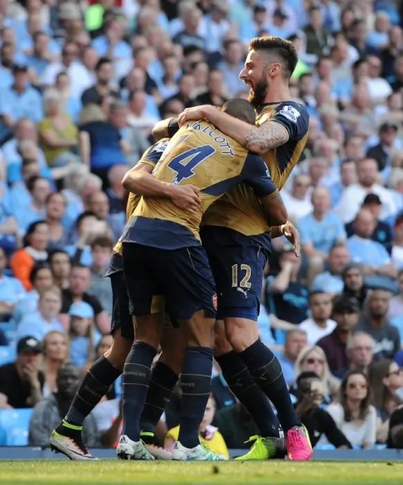 Framed Print : Arsenal's Unstoppable Duo: Sanchez and Giroud Celebrate Goals Against Manchester City (May 2016) Framed Print : Arsenal's Unstoppable Duo: Sanchez and Giroud Celebrate Goals Against Manchester City (May 2016)