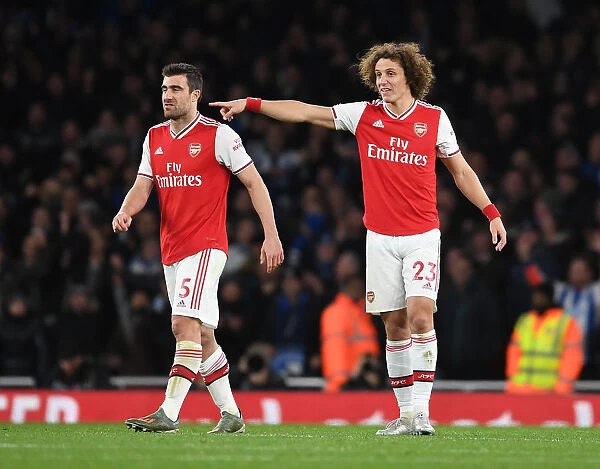 Arsenal's Unstoppable Duo: Sokratis and David Luiz at the Emirates