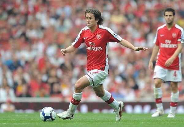 Arsenal's Unstoppable Form: Rosicky Shines in 4:0 Victory over Wigan Athletic, Emirates Stadium, 2009