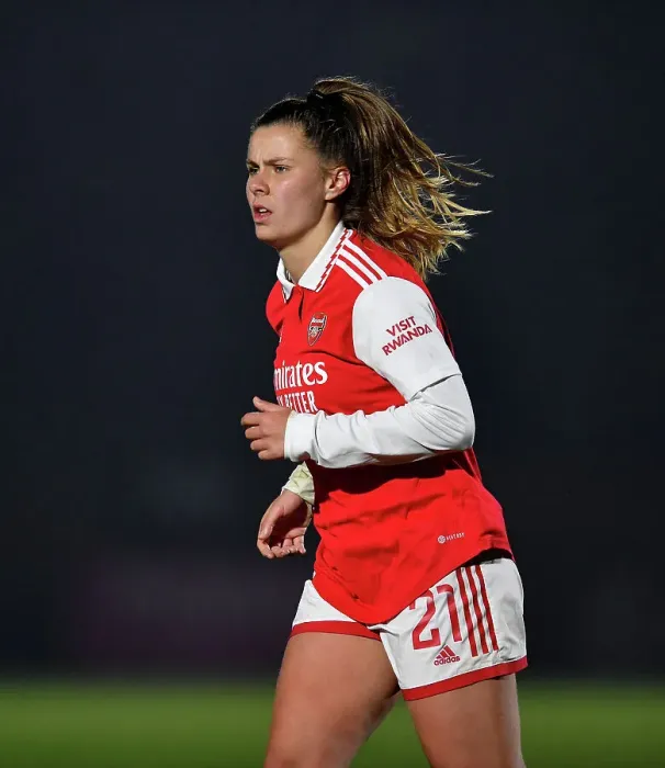 Framed Print : Arsenal's Victoria Pelova in Action: Arsenal Women vs Liverpool Women, FA Women's Super League Clash (2022-23) Framed Print : Arsenal's Victoria Pelova in Action: Arsenal Women vs Liverpool Women, FA Women's Super League Clash (2022-23)