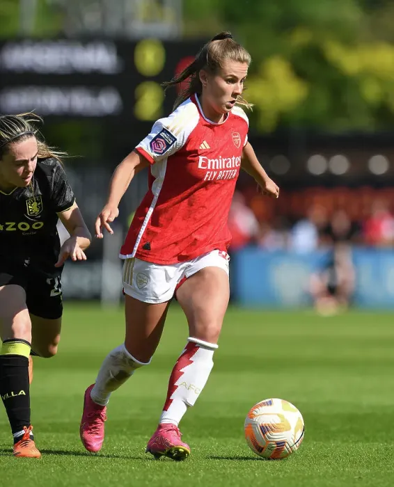 Framed Print : Arsenal's Victoria Pelova Shines in FA Women's Super League Showdown against Aston Villa Framed Print : Arsenal's Victoria Pelova Shines in FA Women's Super League Showdown against Aston Villa