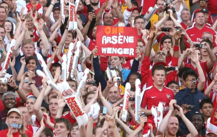 Framed Print : Arsenal's Victory: 4-1 Over Stoke City in the Barclays Premier League at Emirates Stadium, London (May 2009)