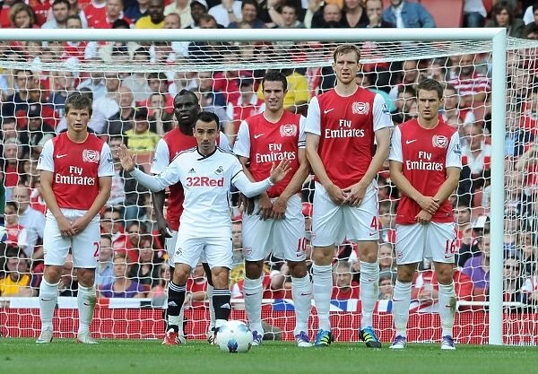 Arsenal's Victory: Arshavin, Frimpong, van Persie, Mertesacker, Ramsey, Arteta vs Swansea City - 1:0 Premier League Triumph at Emirates Stadium, 10 / 9 / 11