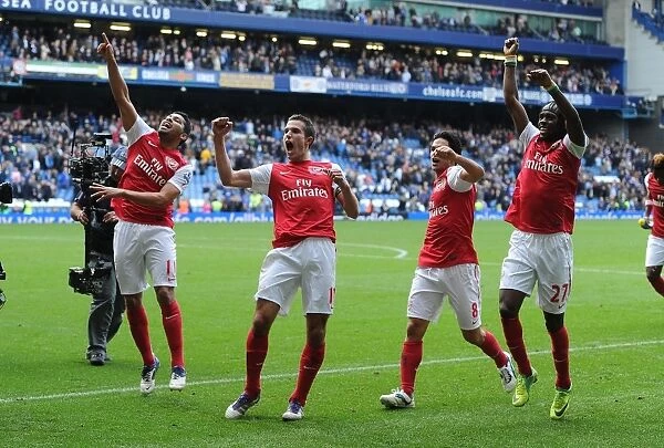 Arsenal's Victory Celebration vs. Chelsea (Premier League 2011-12)