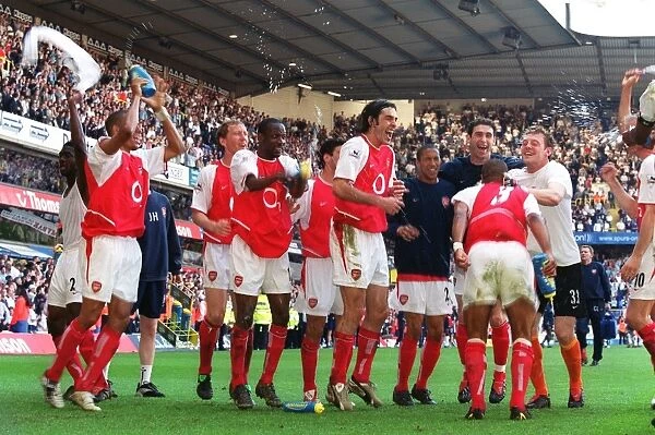 Arsenal's Victory Celebration at White Hart Lane, FA Premiership 2003-04