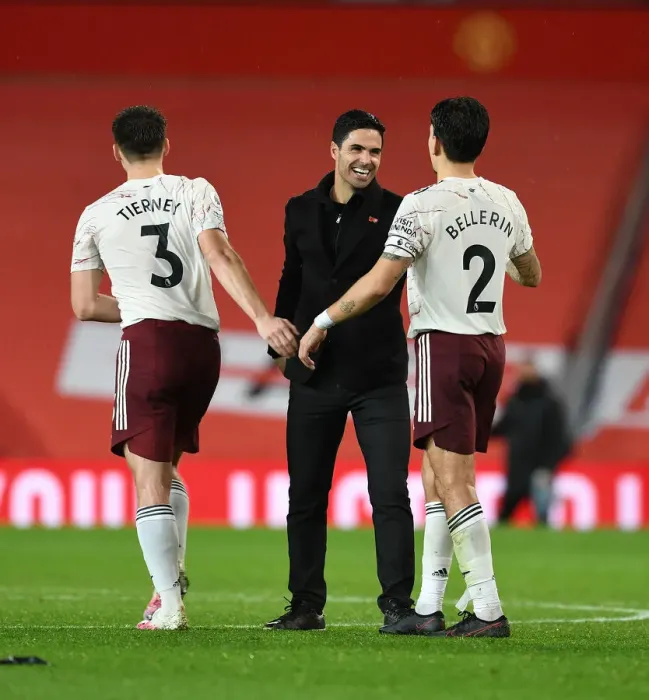 Framed Print : Arsenal's Empty Victory at Old Trafford: Arteta's Men Defeat Manchester United Amidst COVID-19 Restrictions (2020-21) Framed Print : Arsenal's Empty Victory at Old Trafford: Arteta's Men Defeat Manchester United Amidst COVID-19 Restrictions (2020-21)