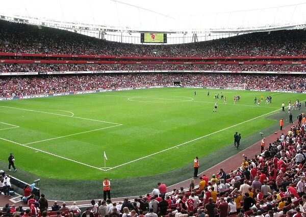 Arsenal's Victory over Real Madrid at Emirates Stadium: Citroen Ad Boards