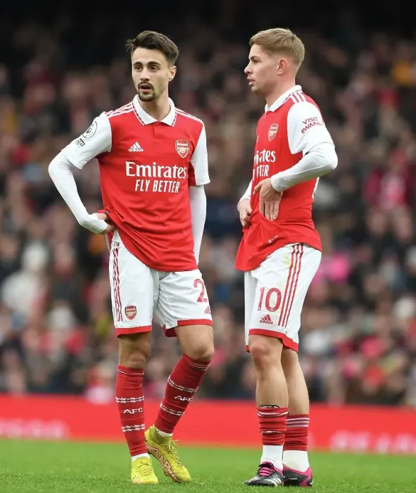 Framed Print : Arsenal's Vieira and Smith Rowe in Action against AFC Bournemouth, Premier League 2022-23 Framed Print : Arsenal's Vieira and Smith Rowe in Action against AFC Bournemouth, Premier League 2022-23