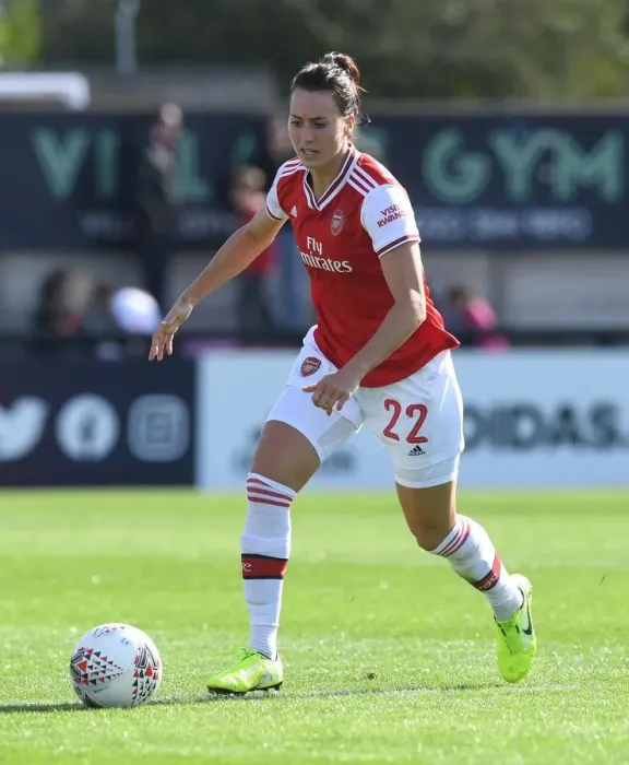 Framed Print : Arsenal's Viki Schnaderbeck in Action against West Ham United (2019-20 WSL) Framed Print : Arsenal's Viki Schnaderbeck in Action against West Ham United (2019-20 WSL)