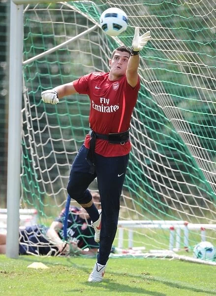 Arsenal's Vito Mannone at 2010 Training Camp, Austria