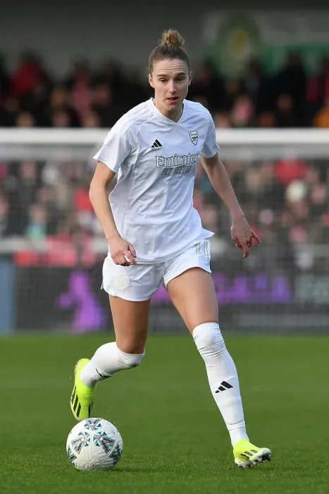Framed Print : Arsenal's Vivianne Miedema in Action: Arsenal Women vs. Watford Women, FA Cup Fourth Round Framed Print : Arsenal's Vivianne Miedema in Action: Arsenal Women vs. Watford Women, FA Cup Fourth Round
