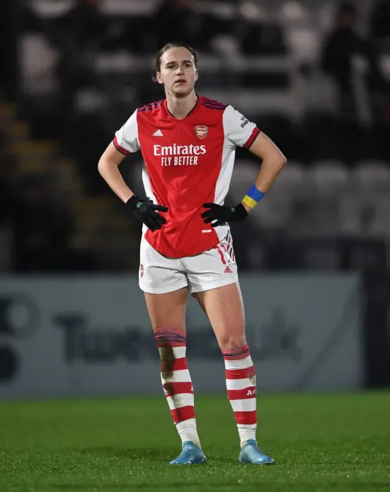 Framed Print : Arsenal's Vivianne Miedema in Action against Reading Women in FA WSL Match