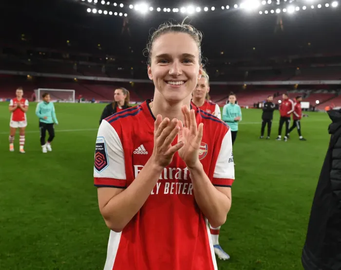 Framed Print : Arsenal's Vivianne Miedema Celebrates after Arsenal Women's Victory over Tottenham Hotspur in FA WSL Framed Print : Arsenal's Vivianne Miedema Celebrates after Arsenal Women's Victory over Tottenham Hotspur in FA WSL