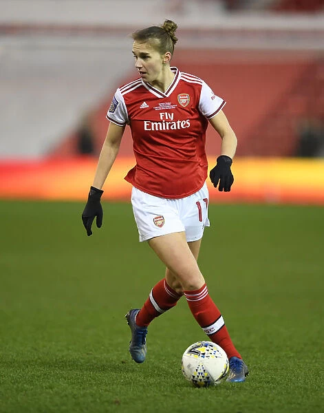 Arsenal's Vivianne Miedema in FA Womens Continental League Cup Final Against Chelsea