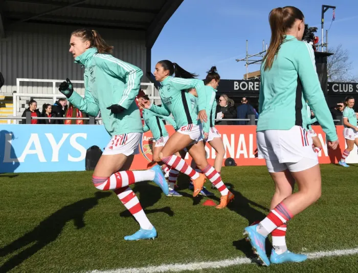 Framed Print : Arsenal's Vivianne Miedema Gears Up for Arsenal Women vs Manchester United Women in FA WSL Showdown
