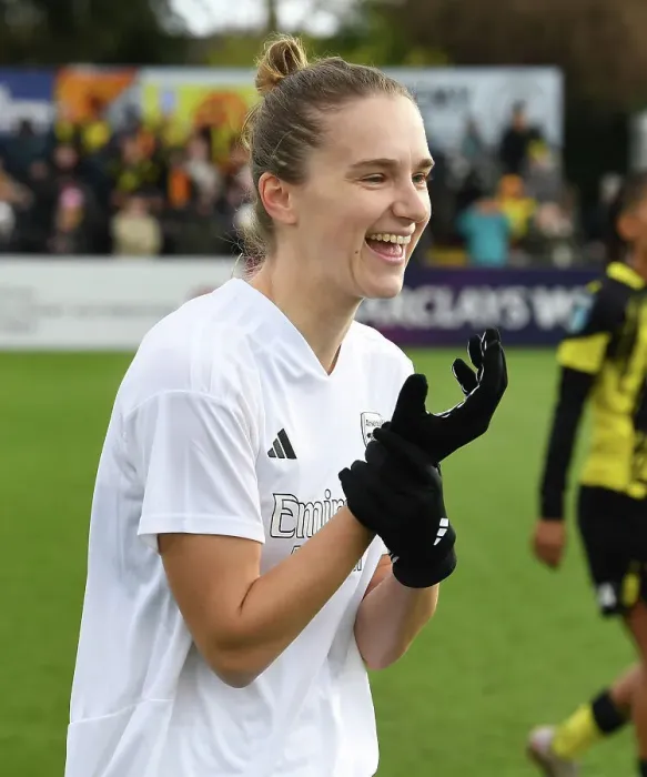 Framed Print : Arsenal's Vivianne Miedema Prepares for FA Cup Clash Against Watford Framed Print : Arsenal's Vivianne Miedema Prepares for FA Cup Clash Against Watford
