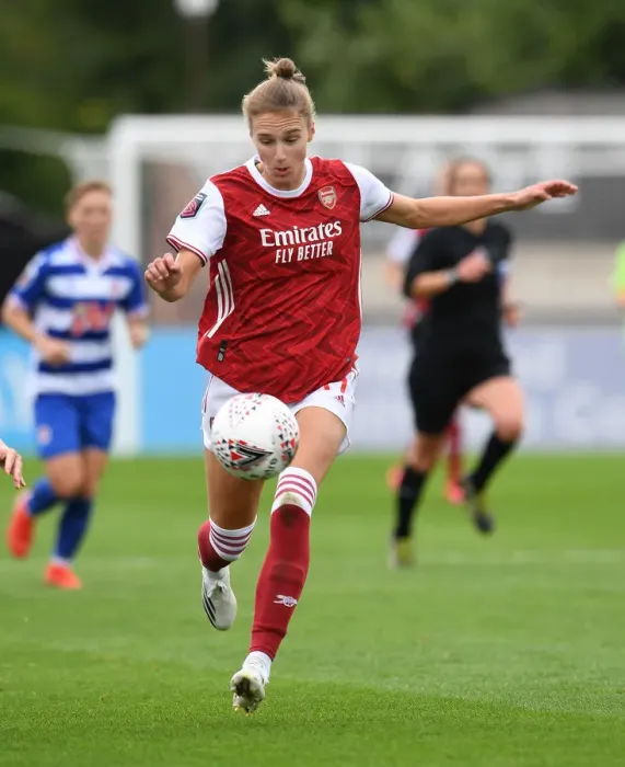 Framed Print : Arsenal's Vivianne Miedema: Unstoppable Force in FA WSL: Crushing Reading 2020-21