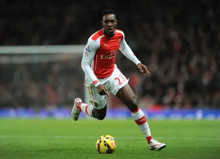 Framed Print : Arsenal's Welbeck in Action: Arsenal vs. Newcastle United, Premier League 2014 / 15