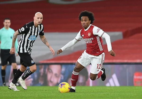 Arsenal's Willian in Action: Premier League 2021 - Behind Closed Doors