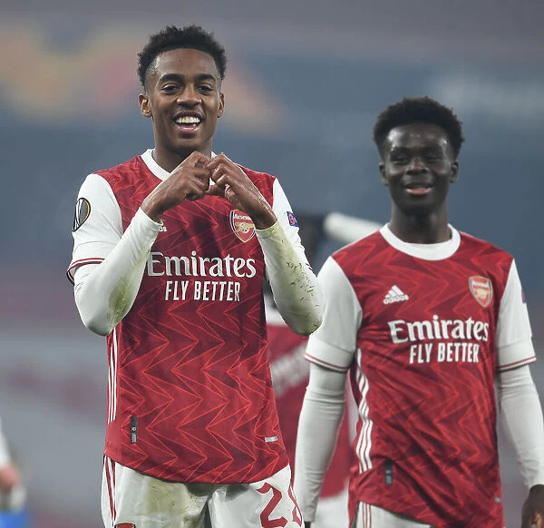 Arsenal's Willock and Saka Celebrate Goals in Europa League Victory over Molde