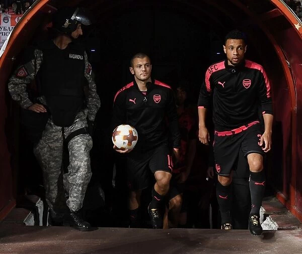 Arsenal's Wilshere and Coquelin Prepare for Red Star Belgrade Europa League Clash