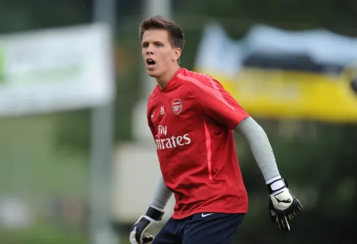 Framed Print : Arsenal's Wojciech Szczesny at 2010 Pre-Season Training, Austria