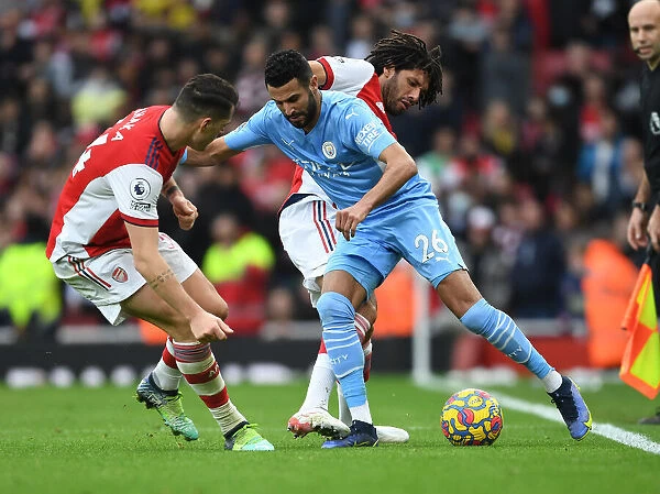 Arsenal's Xhaka and Elneny vs Manchester City's Mahrez: A Midfield Battle Royale