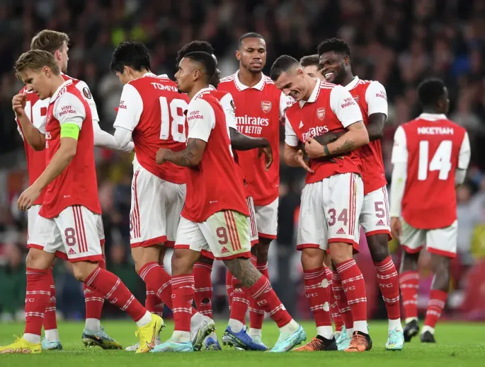 Framed Print : Arsenal's Xhaka and Partey Celebrate Goal Against PSV Eindhoven in Europa League Framed Print : Arsenal's Xhaka and Partey Celebrate Goal Against PSV Eindhoven in Europa League