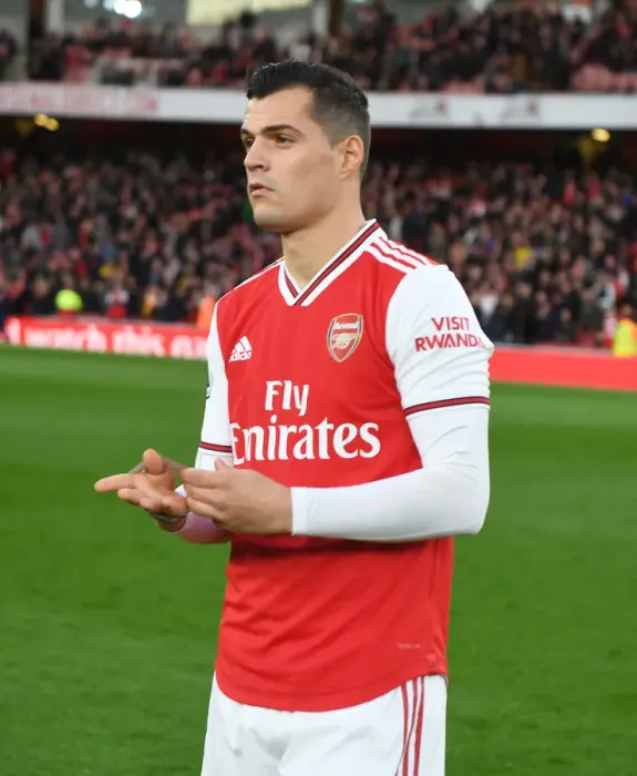 Framed Print : Arsenal's Xhaka Readies for Crystal Palace Clash in Premier League