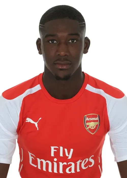 Framed Print : Arsenal's Yaya Sanogo at 2014-15 Arsenal FC Photocall