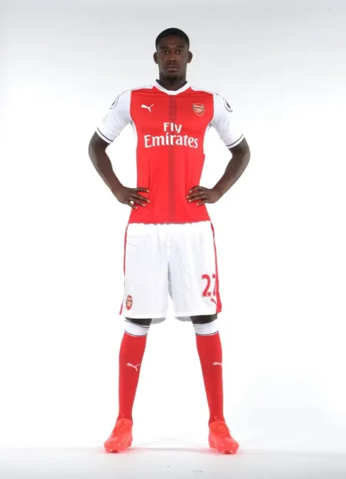 Framed Print : Arsenal's Yaya Sanogo at 2016-17 First Team Photocall Framed Print : Arsenal's Yaya Sanogo at 2016-17 First Team Photocall