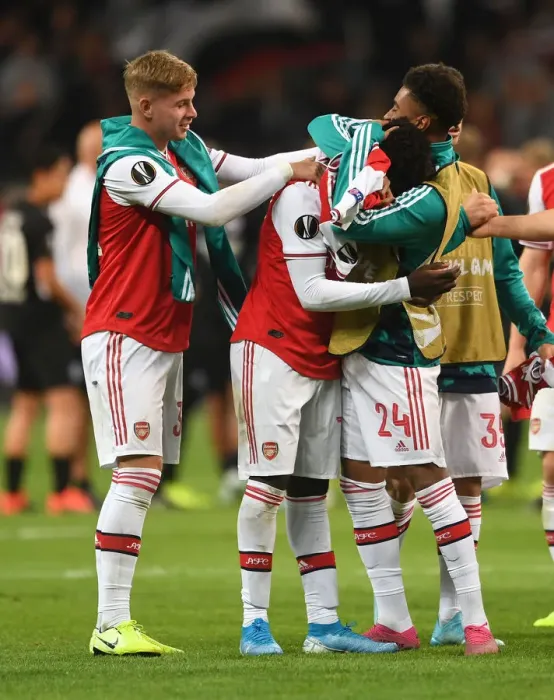 Framed Print : Arsenal's Young Stars: Eintracht Frankfurt Showdown in Europa League Group F Framed Print : Arsenal's Young Stars: Eintracht Frankfurt Showdown in Europa League Group F