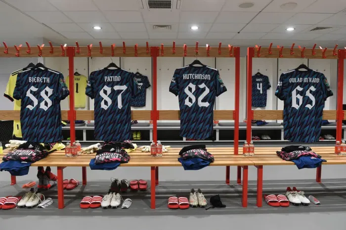 Framed Print : Arsenal's Young Stars Prepare for Carabao Cup Semi-Final Showdown at Anfield