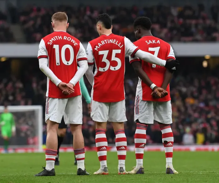 Framed Print : Arsenal's Young Triumvirate: Smith Rowe, Martinelli, Saka Shine in Arsenal v Burnley (2021-22) Framed Print : Arsenal's Young Triumvirate: Smith Rowe, Martinelli, Saka Shine in Arsenal v Burnley (2021-22)