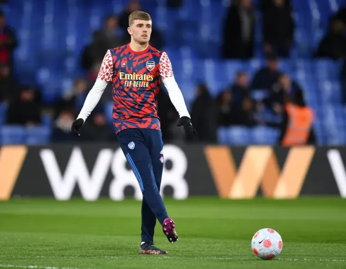 Framed Print : Arsenal's Zak Swanson Prepares for Crystal Palace Clash in Premier League