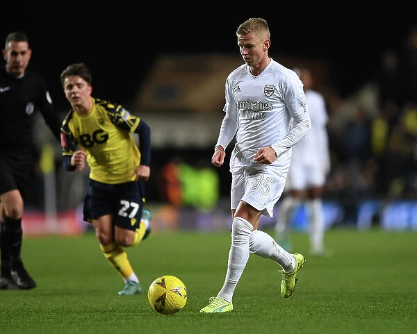 Arsenal's Zinchenko in Action: FA Cup Clash against Oxford United, 2023