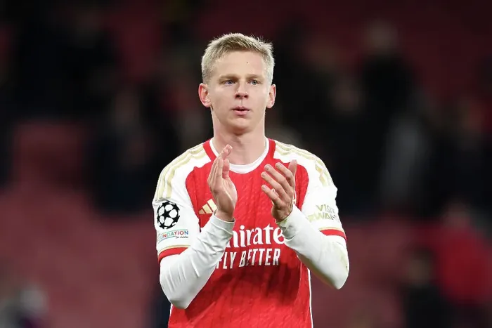 Framed Print : Arsenal's Zinchenko Applauds Fans After UEFA Champions League Victory vs Sevilla (2023-24) Framed Print : Arsenal's Zinchenko Applauds Fans After UEFA Champions League Victory vs Sevilla (2023-24)