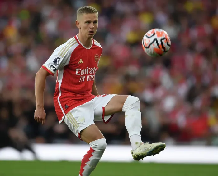 Framed Print : Arsenal's Zinchenko Shines in Intense Arsenal v Manchester City Clash (2023-24) Framed Print : Arsenal's Zinchenko Shines in Intense Arsenal v Manchester City Clash (2023-24)