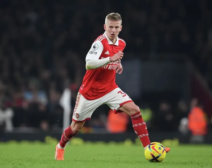 Framed Print : Arsenal's Zinchenko Shines in Intense Arsenal v Manchester City Clash, Premier League 2022-23