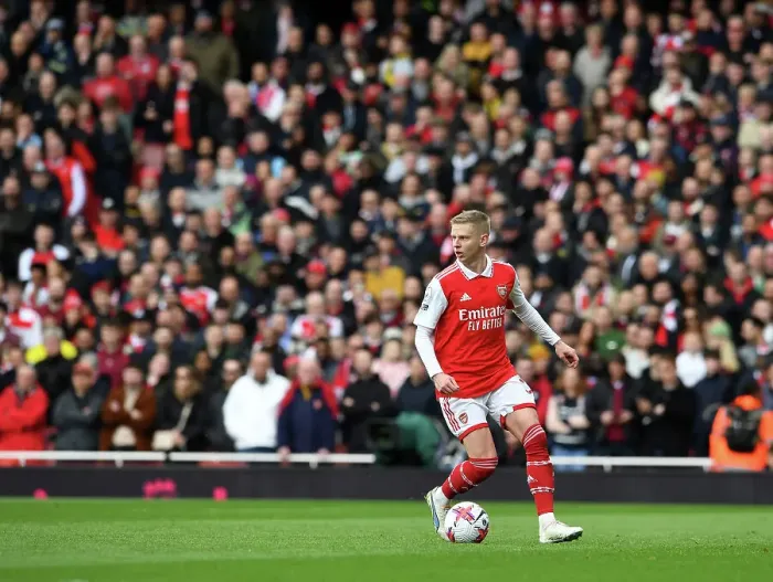 Framed Print : Arsenal's Zinchenko Shines in Premier League Clash Against Crystal Palace