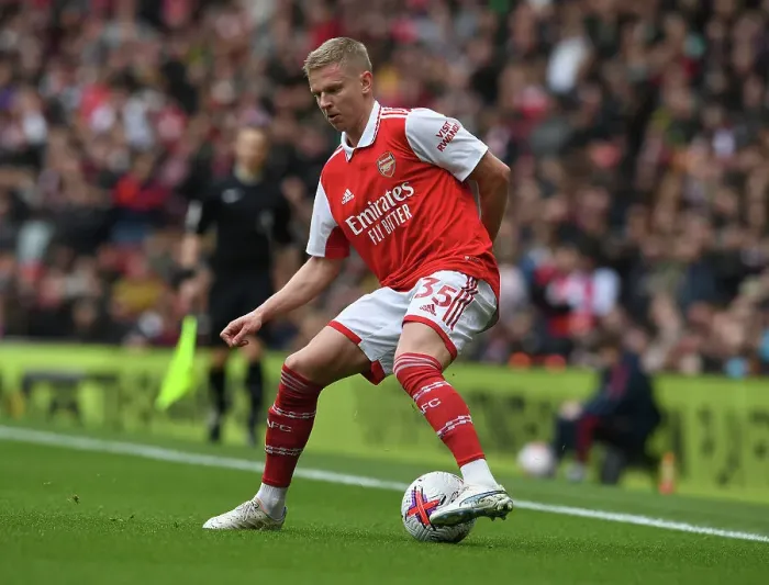 Framed Print : Arsenal's Zinchenko Shines in Premier League Clash Against Leeds United Framed Print : Arsenal's Zinchenko Shines in Premier League Clash Against Leeds United