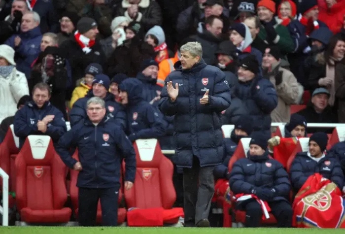 Framed Print : Arsene Wenger: 2-2 Stalemate Against Everton in 2010 Premier League at Emirates Stadium