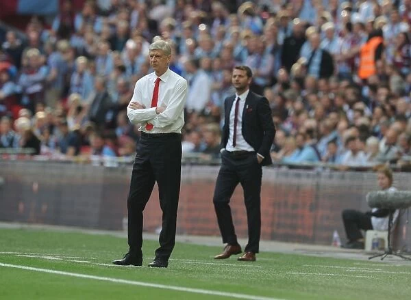 Arsene Wenger at the 2015 FA Cup Final: Arsenal vs. Aston Villa, London