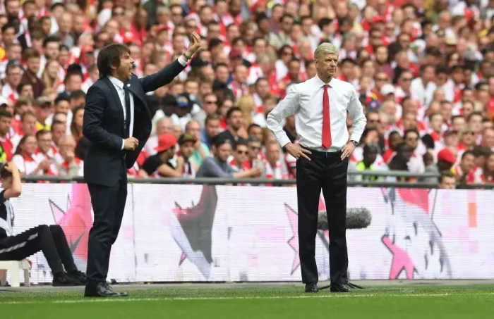 Framed Print : Arsene Wenger at the 2017 FA Cup Final: Leading Arsenal Against Chelsea