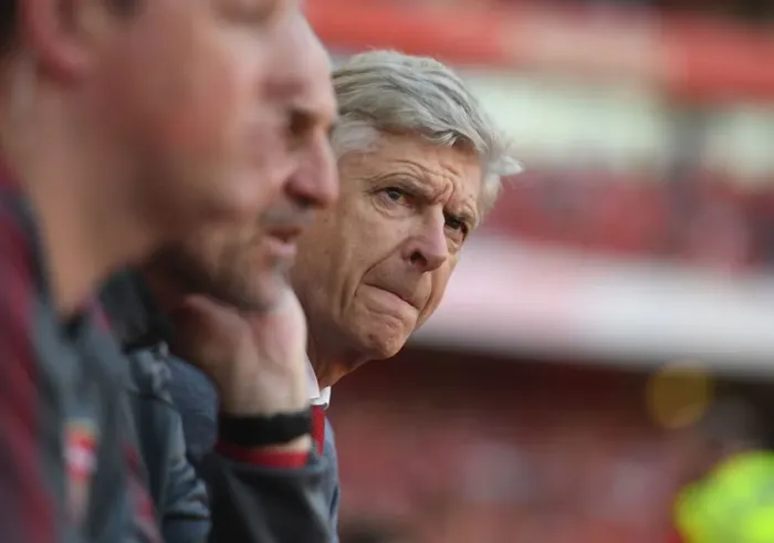 Framed Print : Arsene Wenger in Action: Arsenal vs. Burnley (2017-18) Framed Print : Arsene Wenger in Action: Arsenal vs. Burnley (2017-18)