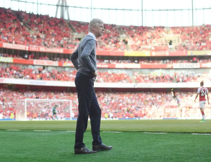 Framed Print : Arsene Wenger: In Action Against Burnley (2017-18) - Arsenal FC Framed Print : Arsene Wenger: In Action Against Burnley (2017-18) - Arsenal FC
