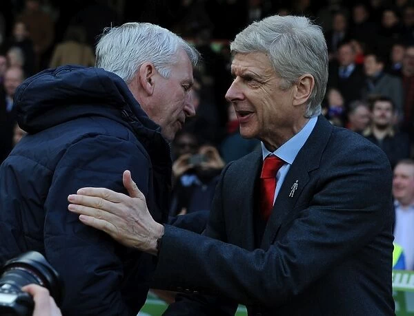 Arsene Wenger and Alan Pardew Pre-Match: Crystal Palace vs. Arsenal, Premier League 2014-15