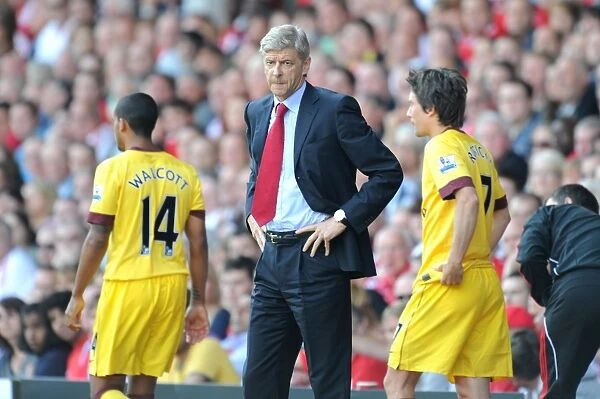 Arsene Wenger at Anfield: 1-1 Barclays Premier League Draw, 2010