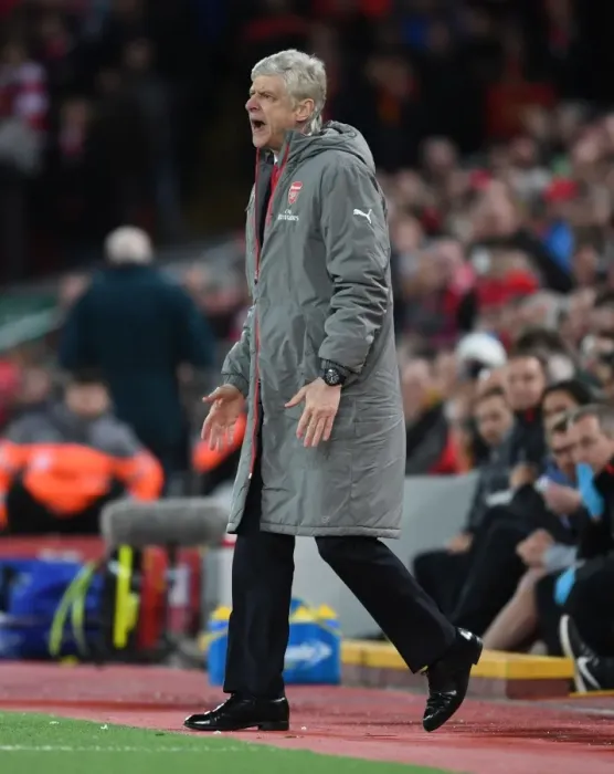 Framed Print : Arsene Wenger at Anfield: Liverpool vs. Arsenal, Premier League 2016-17 Framed Print : Arsene Wenger at Anfield: Liverpool vs. Arsenal, Premier League 2016-17